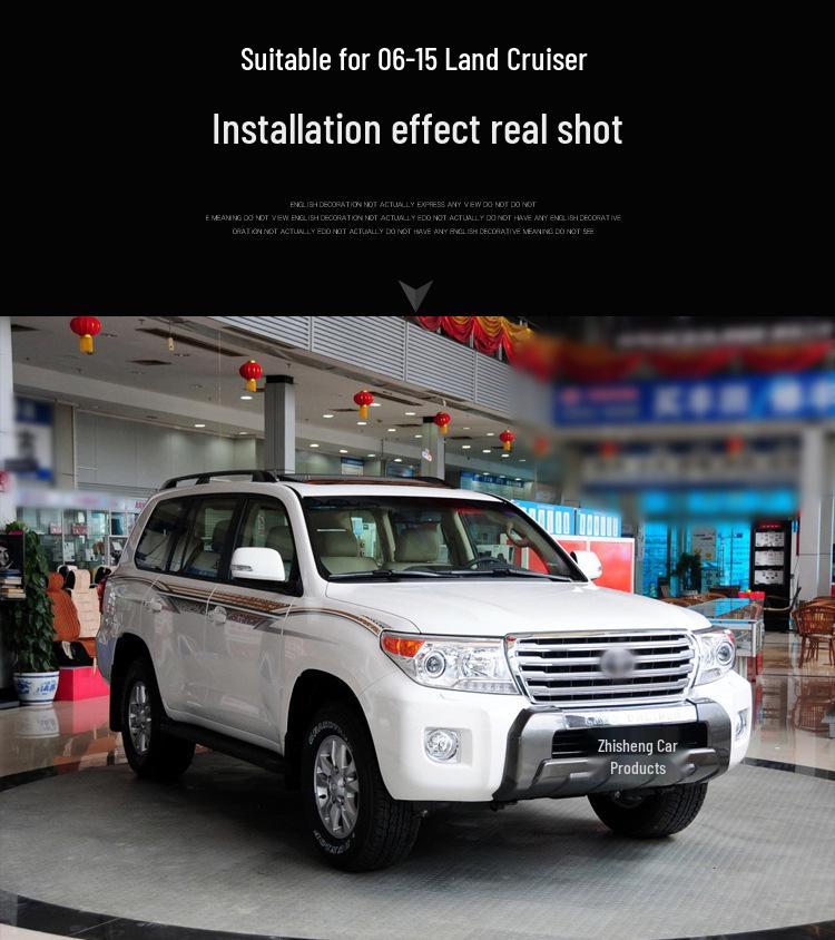 Headlight Lens Cover for 07-15 Toyota Land Cruiser LC200