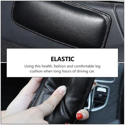 Genouillère Coussin de Jambe Support Tapis PU Oreiller de Jambe de Voiture Pour Longue Conduite Intérieur Auto Coussin de Support de Genou de Voiture