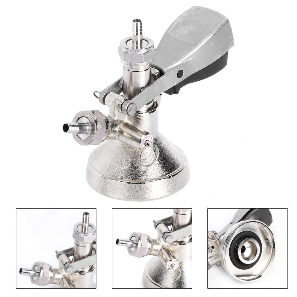 Stainless Steel G Type Keg Coupler Beer Dispenser Connector Dispensing Equipment for Beer Keg
