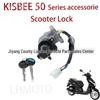 Kisbee 50 Ignition Lock, Handlebar Lock Assembly for Peugeot Little Bee Motorcycle
