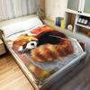 Rote Panda-Decke, warm, gemütlich, rote Panda-Flanell-Überwurfdecke für Bett, Sofa, Reisen, Wohnzimmer, für Teenager und Erwachsene, Geschenke für Rote Panda-Liebhaber