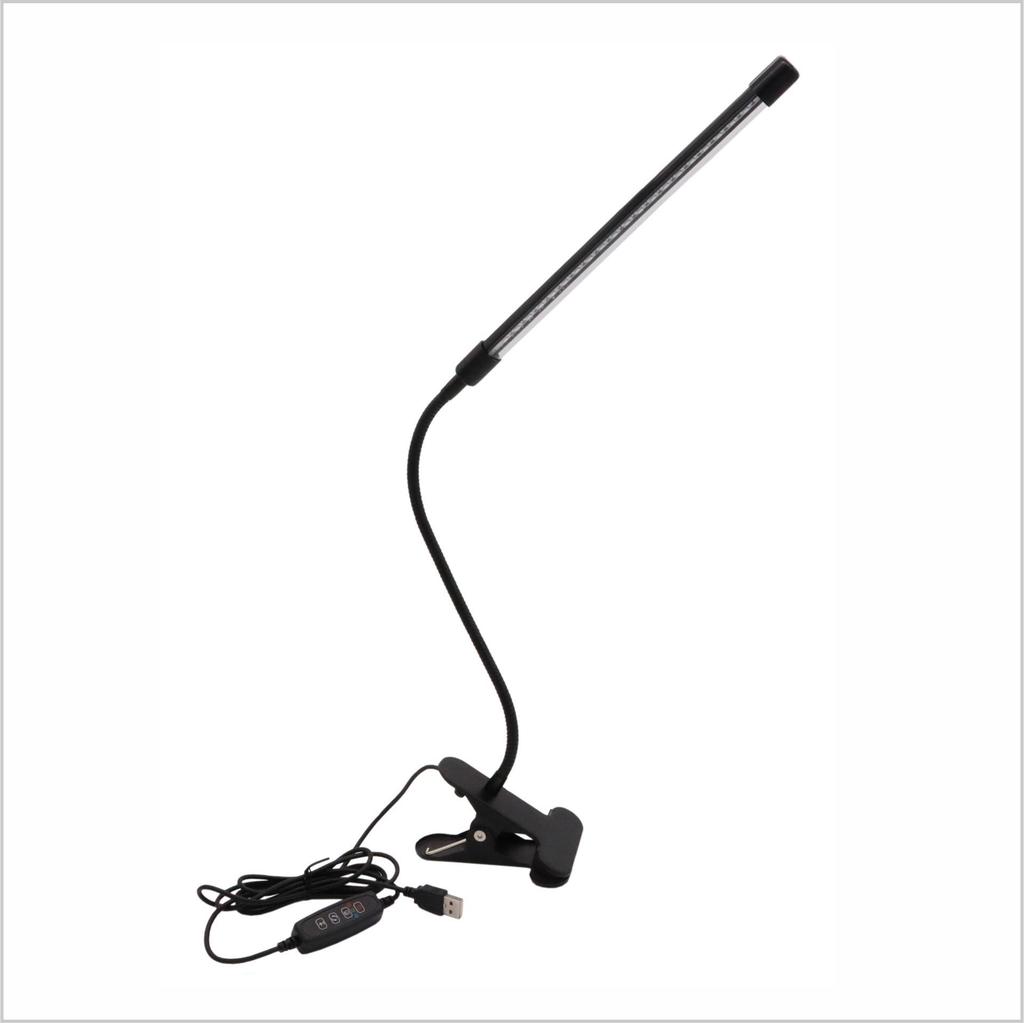 LED Clip-on Desk Lamp with Eye Protection for Dormitories and Bedrooms
