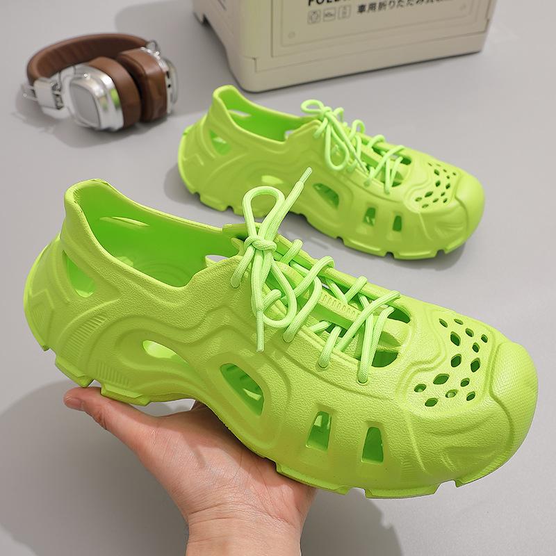 Super Cool Beach Sandals Comfortable Thick EVA Soles Antislip Outdoor Slippers Fashion Slides Street Normal Style Shoes