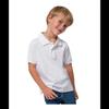 Children's Short-sleeved White Polo Shirt ( Lot 3 ) - - White