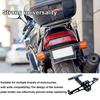 Motorcycle License Plate Bracket License Plate Holder Bracket Aluminum Alloy Construction Refitting Accessory For Quick