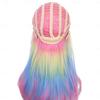 HAIRJOY Syntetické vlasy Barevné paruky Dlouhá kudrnatá vlnitá paruka pro dívky děti Duha Paruka Barevná Cosplay Párty Karneval Halloween