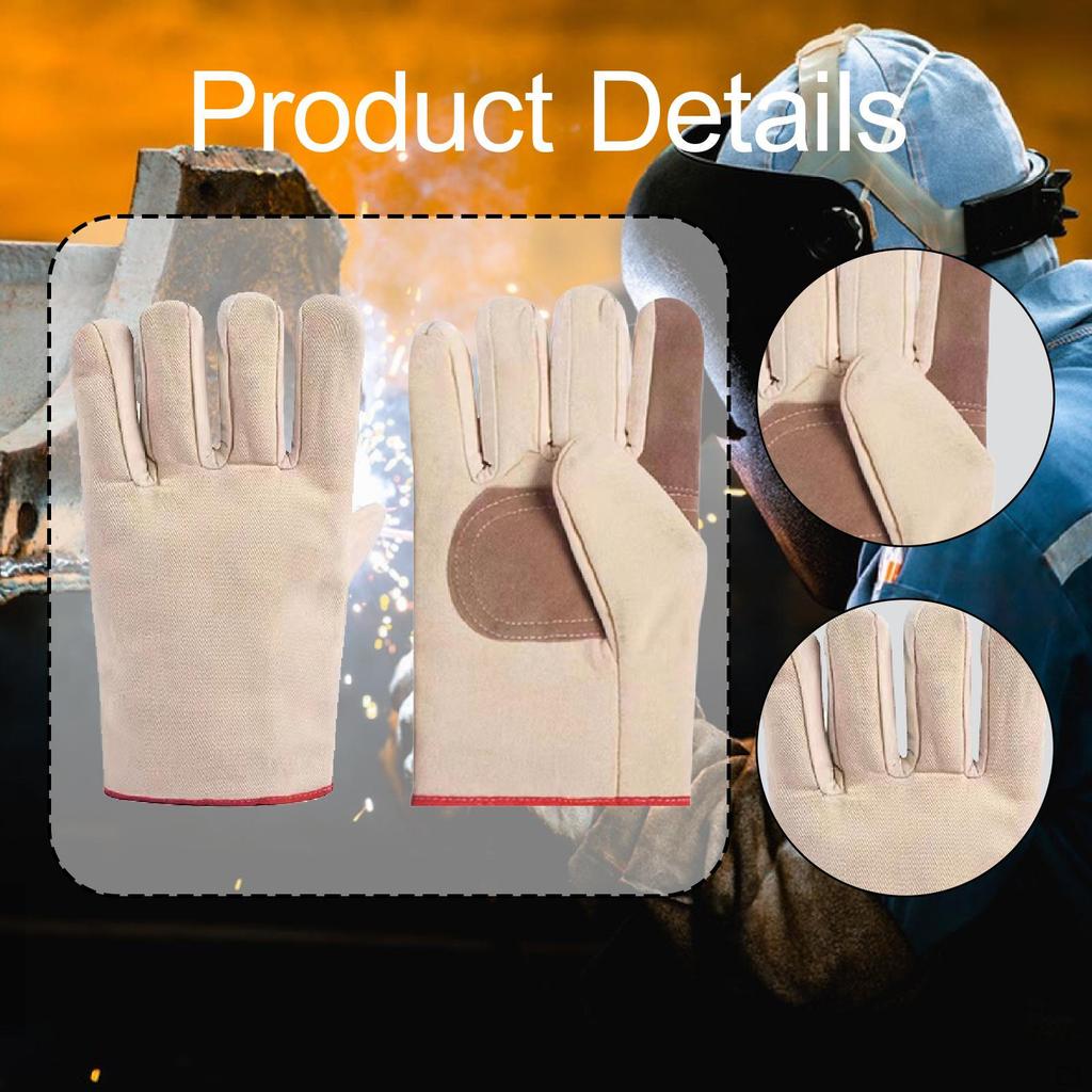Welding Work Gloves Gardening Multipurpose Adults Unisex Hand Protection Comfortable for