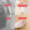 1/5-Piece Heavy-Duty Waterproof Garment Bags with Zippered Closure - Dustproof and Wrinkle-Resistant Hanging Closet Organizer