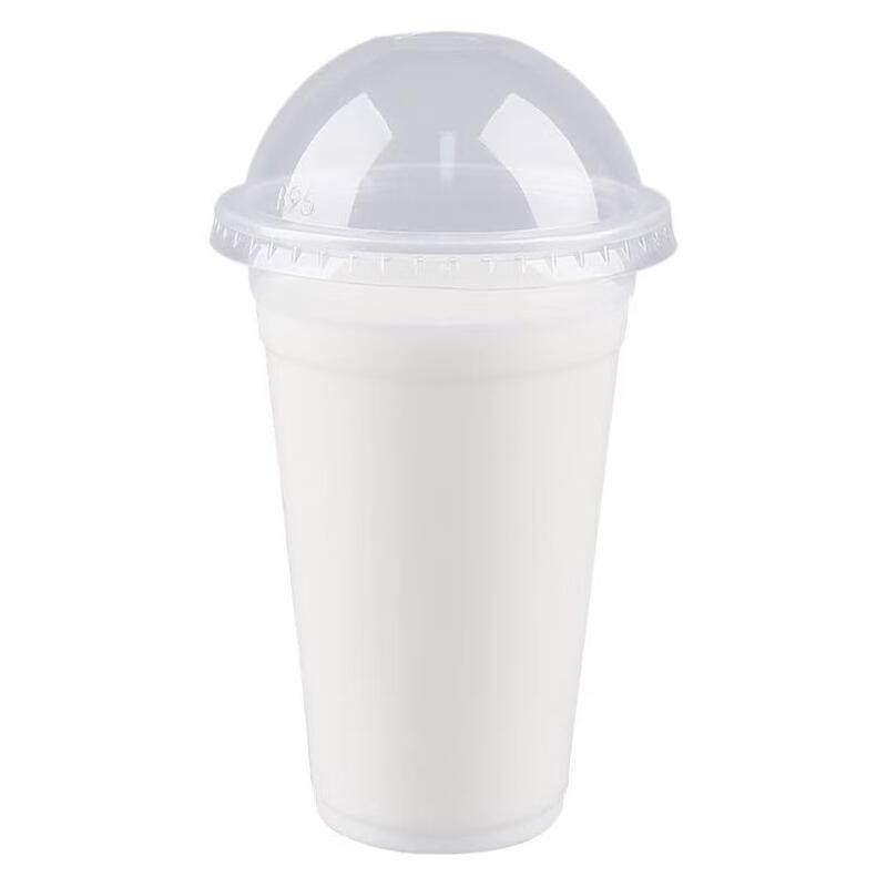 OIMG 95mm Disposable Clear Plastic Bubble Tea Cups