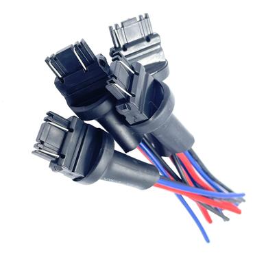 Ampoule LED 3157, Douille Mâle, Connecteur Précâblé, Câblage d'Extension, 3 Fils, Fiche Adaptateur de Faisceau pour