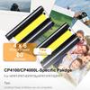 Compatible for M100/M200 4x6" Photo Printer 80 Sheets Photo Paper & 2 Ink Cartridges Refill,80 Sheets 4"X 6" Photo Paper Glossy and Two Ribbons for