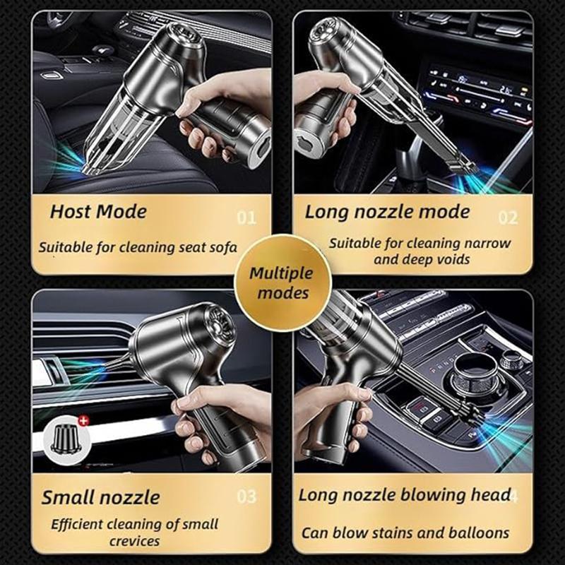 Car Vacuum Cleaner Portable Mini Dust Collector Dry And Wet Home Car Dual-Use Wireless Handheld Cleaning Appliances