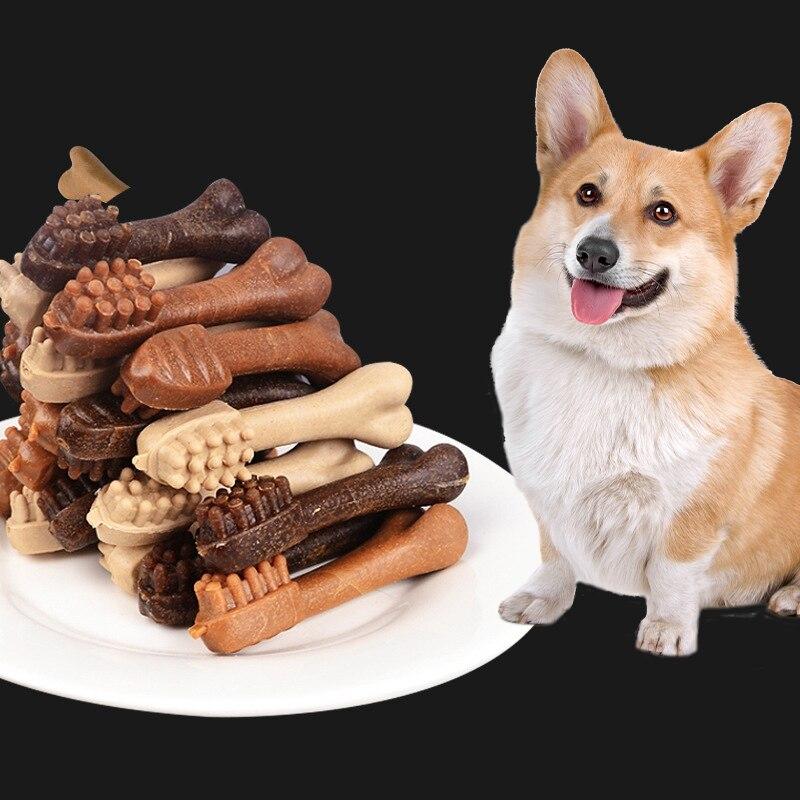 

30 шт./лот, закуски для домашних собак, молярные палочки, зубная щетка, дизайн костей для удаления запаха полости рта, чистка зубов, подходит для собак