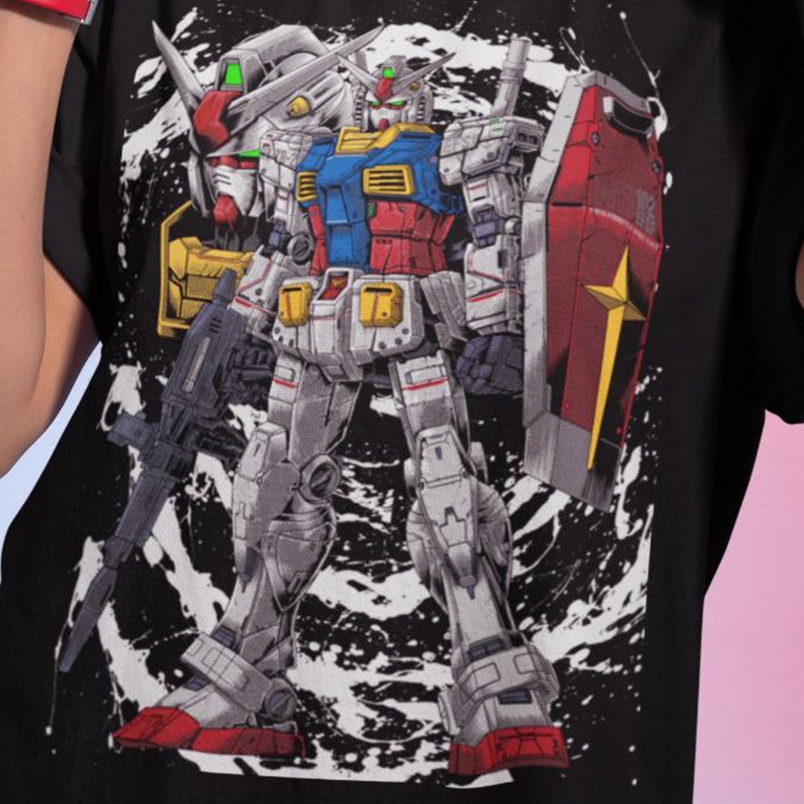 Gundam Shirt-graphic tees,gundam tshirt,gundam sweatshirt,gundam hoodies,gundam tee,gundam gifts,gundam merch,90s anime shirt M