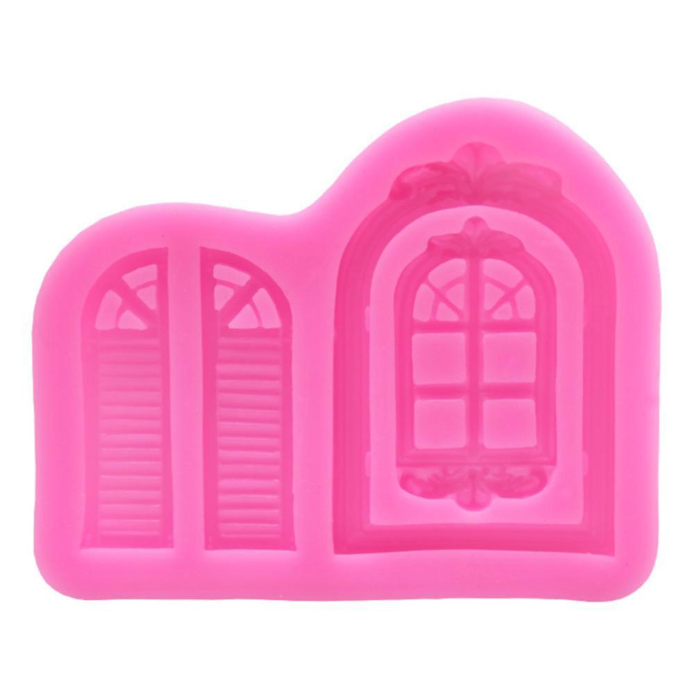 3D Silicone Baking Mould Window Door Shape Cake Chocolate Fondant Mold