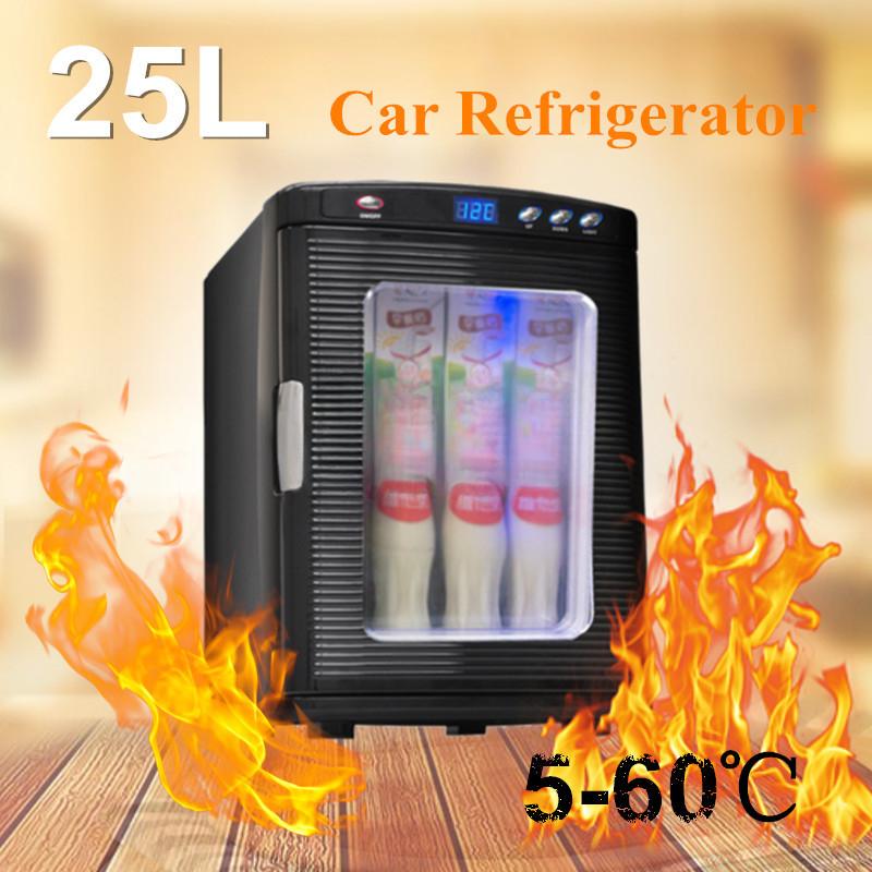 

AC 12В/220В Подогреватель-охладитель для еды, холодильник, термоэлектрический инкубатор для рептилий и яиц, 25 л чёрный