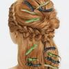 1/10pcs 3D Caterpillar Hair Clips Novelty Insect Hairpins Halloween Prank Toys Creepy Crawlers Headwears Cosplay Adults Party