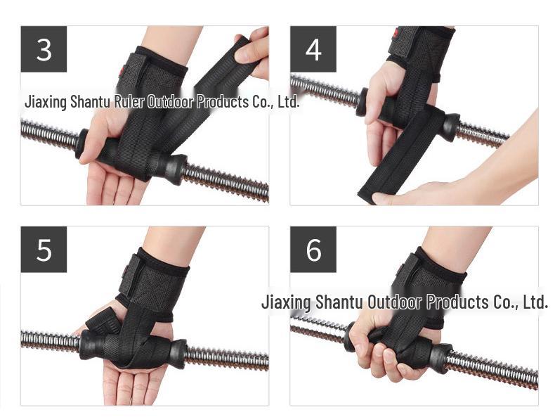 TMT Wrist Wraps & Grip Straps for Men - Non-Slip Powerlifting & Fitness Gloves for Weightlifting & Pull-Ups