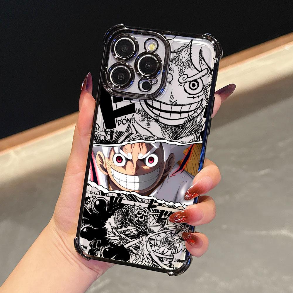 Japan Anime Hot One Pieces Soft Funda For iPhone 17 Pro 16 15 14 13 12 11 Pro Max Case 17 Plus 17E 16E 17Air Silicon Phone Cover