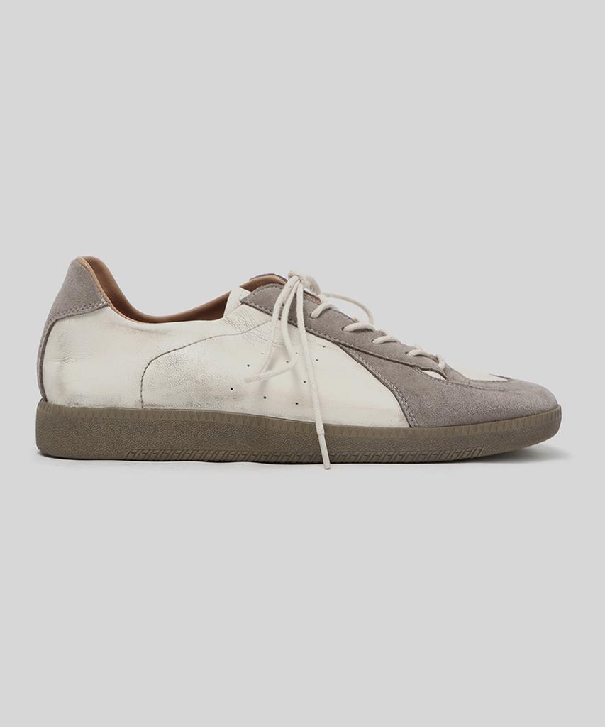 Wetheroad Wtrd3120 Ader Horse Leather German Army Sneakers Washed Grey