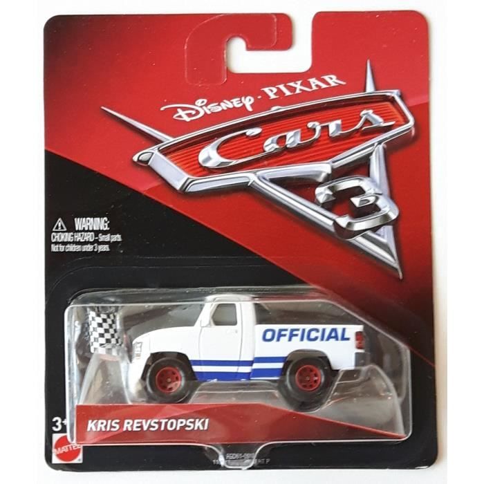 Véhicule Kris Revstopski - Cars - Mattel - Rouge/Blanc/Noir - Pour Enfant De 3 Ans Et Plus - Echelle 1:55