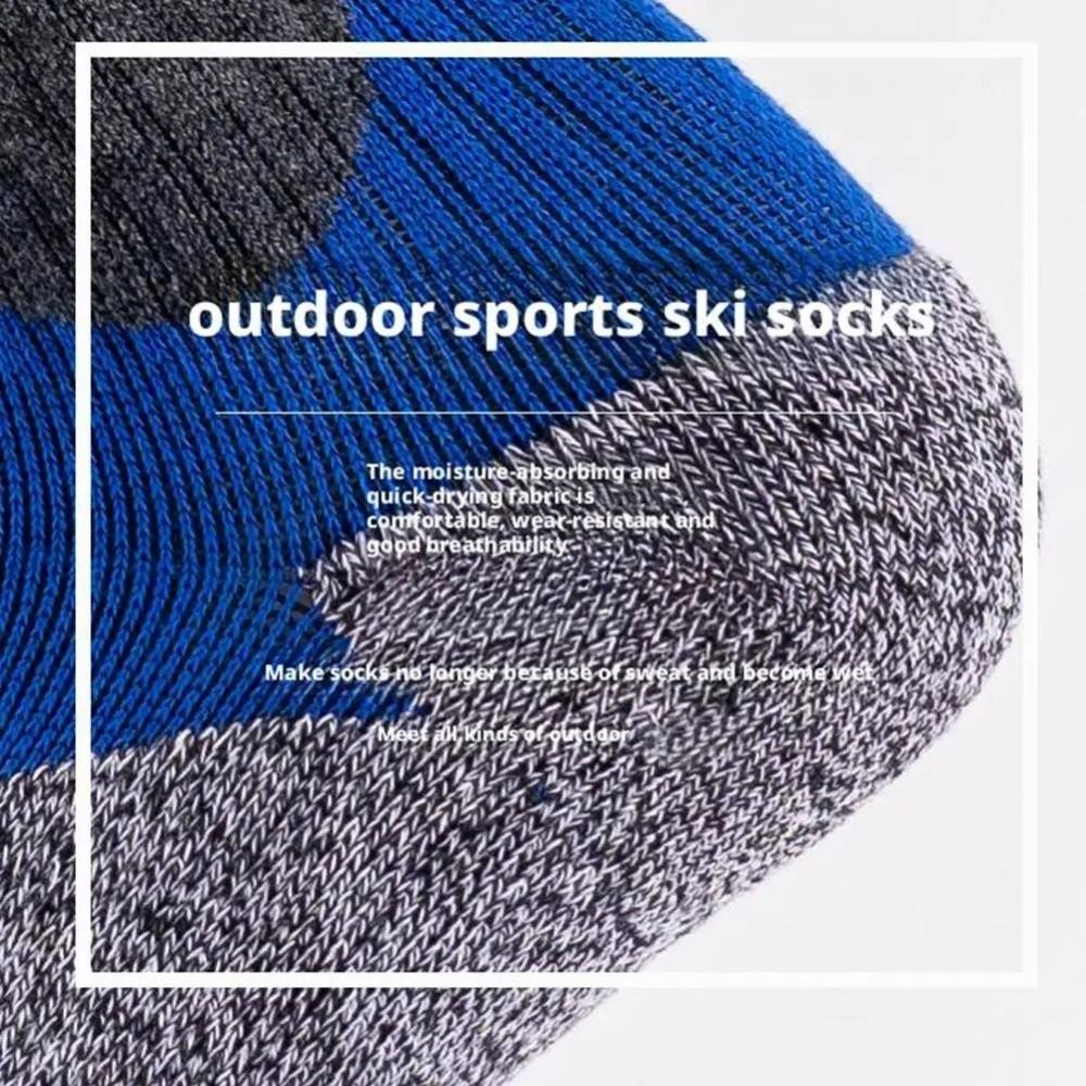 Warm Winter Ski Socks Breathable Knee High Socks Fashion Snowboard Stockings  for Winter Sports
