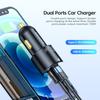 Essager 100W Car Charger Fast Charging Quick Charger QC PD 3.0 for IPhone 14 Type C USB Car Charger for Samsung Laptops Tablets