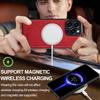 LC.IMEEKE For iPhone 16 Pro Max Magnetic Case Compatible with MagSafe Leather+TPU Back Cover