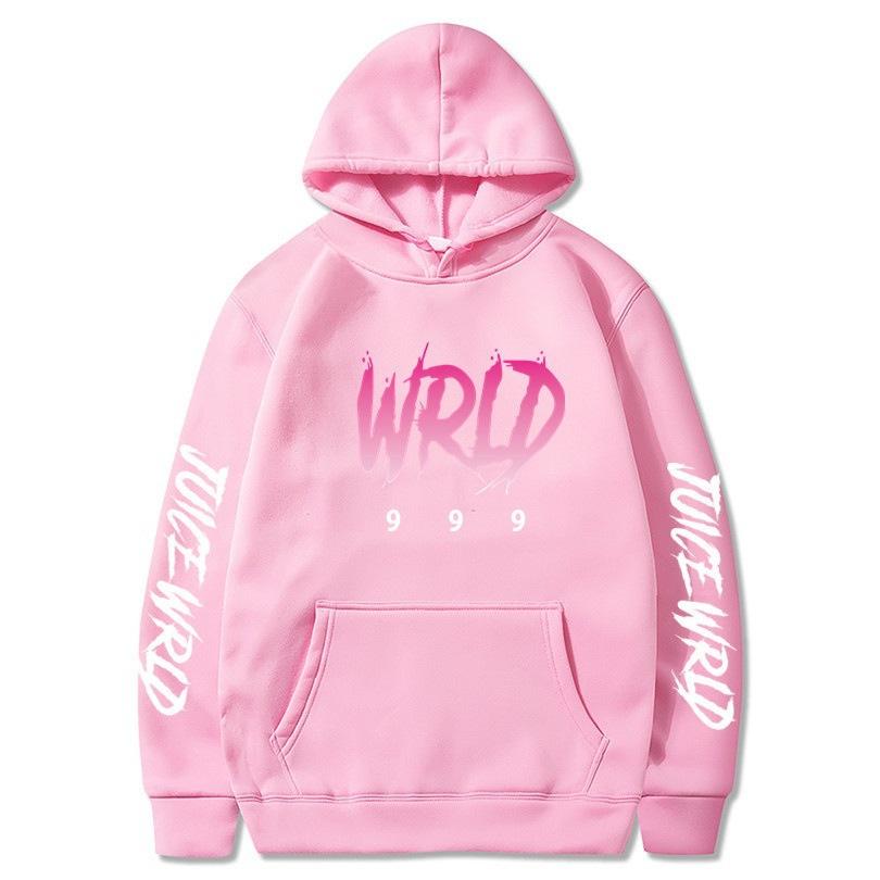 New hot sweater singer juice wrld print street popular men's and women's autumn and winter hoodie