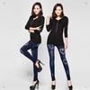 Women Jean Skinny Jeggings Pants High Waist Leggings Female Print Ankle-length Slim Legging Fitness Plus Size