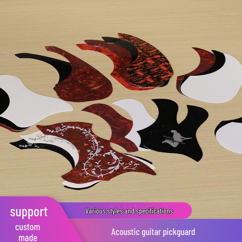 Naklejka panelowa pickguardu gitary chroniąca przed zarysowaniami dla gitar 38-41 calowych - Ochrona strun