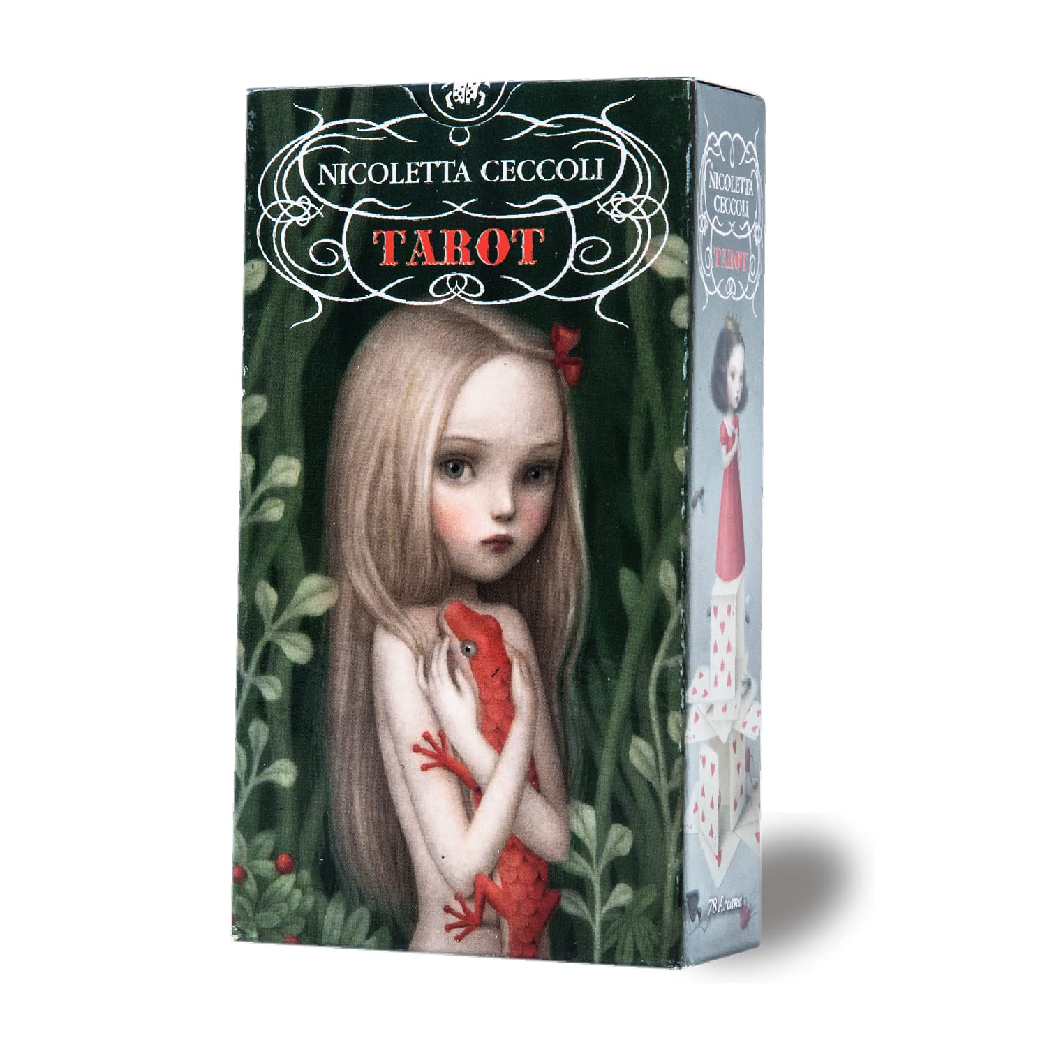 Nicoletta Ceccoli 78 Tarot cu Authentic Japonez I.I.J. Tarot, Cărți, Citire, Instrucțiuni, gray