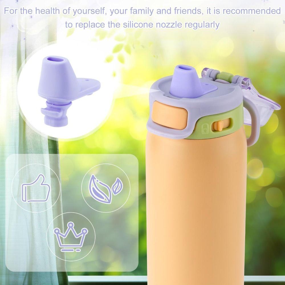 2pcs Silicone Replacement Mouthpiece Water Bottle Bite Valve for Ello Pop & Fill 22oz 32oz