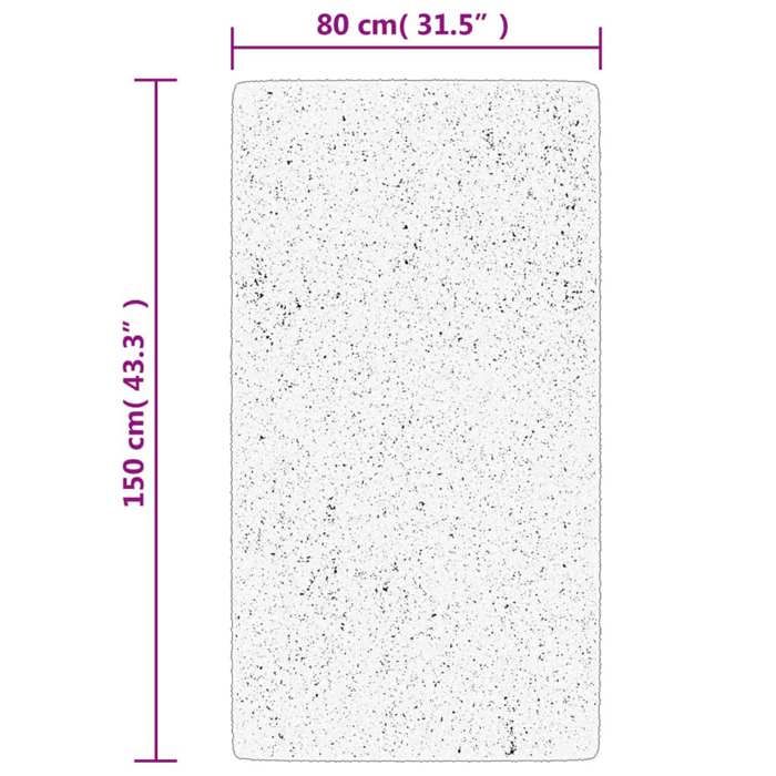 VidaXL Short Pile Rug, Floor Carpet, Area Rug, Rug for Living Room Bedroom Hallway, Scandinavian Style 375438