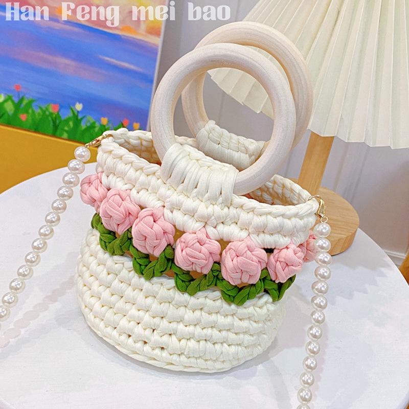 Tulip Hand-Woven Crossbody Bag DIY Kit - Perfect Gift for Your Bestie or Girlfriend