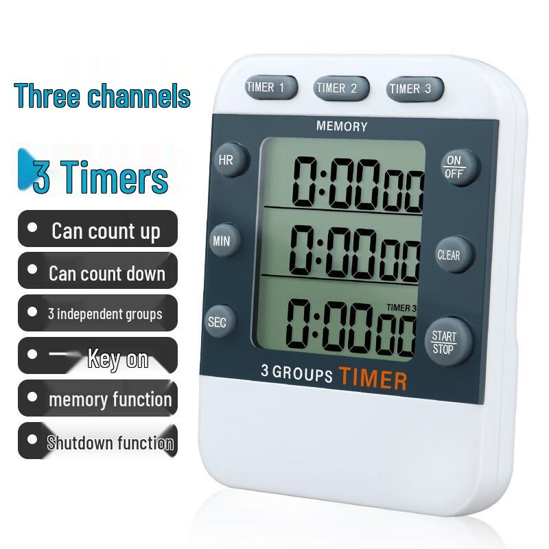 Multifunctional 3-Group Digital Timer