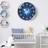 Neue 8 Zoll Runde Wanduhr Modernes Design Leise Zeitmesser Für Kinder Wohnzimmer Schlafzimmer Lernuhren Dekorationszubehör