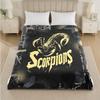 Scorpions Print Flannel Blanket Cozy Lightweight Plush Throw Blanket For Bed Sofa Household Use