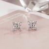 0.8ct D Color Moissanite Stud Earrings For Women Top Quality 100% 925 Silver Sparkling Wedding Jewelry