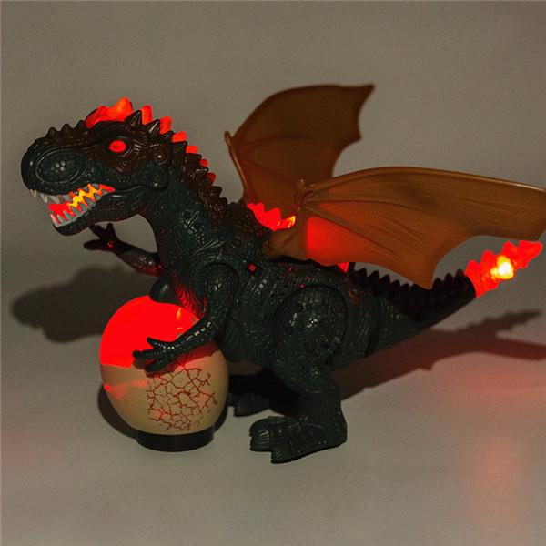 Electric Kids Children Walking Dinosaur T-Rex Figure Toys With Light Sound Gifts 
