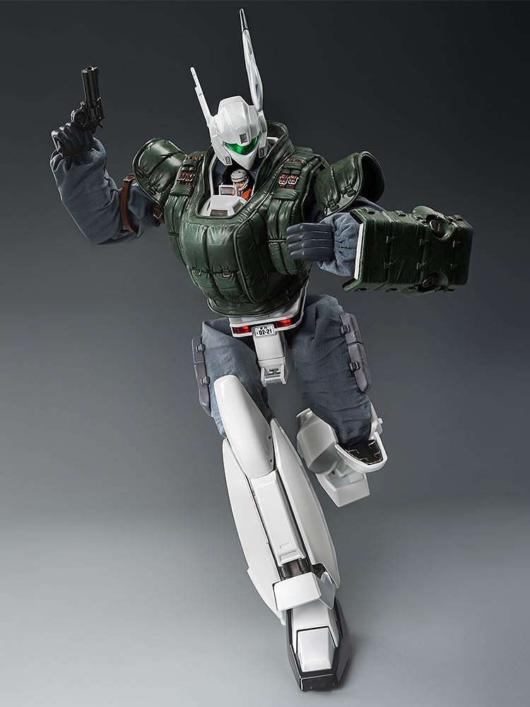 Mobile Police Patlabor 2 the Movie Ingram Unit 1 with Reactive Scale and Zinc Alloy Painted Action Figure Robo-Dou Armor, 1/35 ABS, PVC, POM,