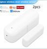 Smart Door Window Sensor Tuya ZigBee Smart Home Wireless Door Open Close Detectors APP Remote Alarm Work With Alexa Google Home
