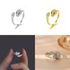 Snake Copper Fashionable Ring For Women Adjustable Size Intricate Rhinestone Embellishments Green Eyes