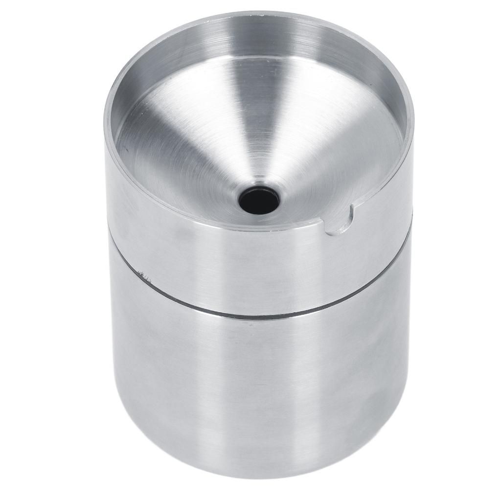 Car Ashtray Detachable Stainless Steel Windproof Portable Car Ashtray with Lid for Outdoor Home