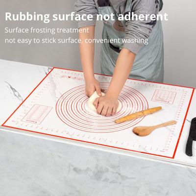 1PCS 40X50CM Kneading Dough Mat Silicone Baking Mat Pizza Cake Dough Maker Kitchen Cooking Grill Gadgets Bakeware