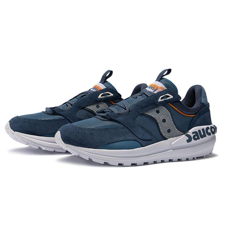 SAUCONY Jazz Classic Retro Low Top Running Shoes Men Sneakers Blue S79003-3