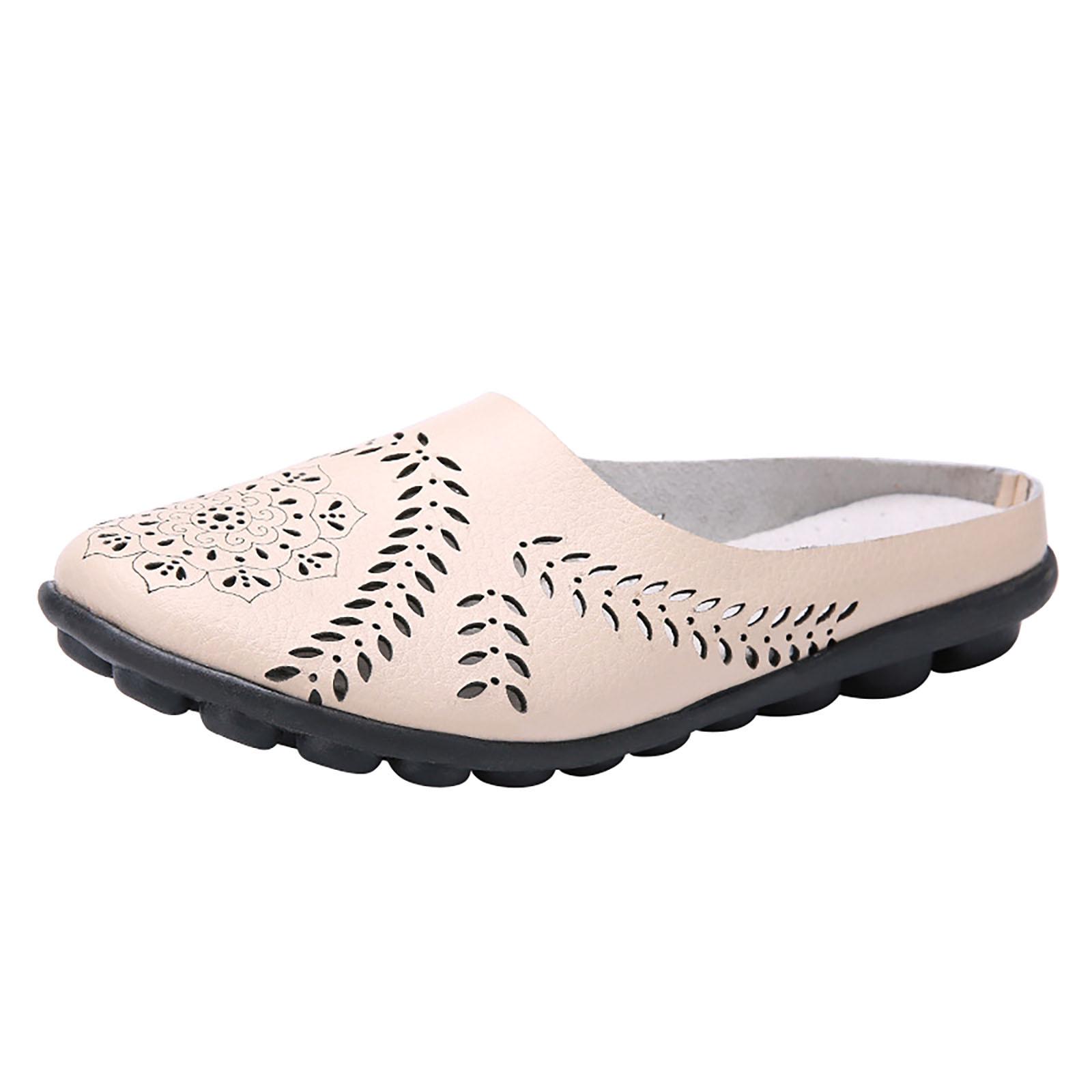 

Женские сабо Gracosy, кожаные лоферы, слипоны, пляжные сандалии с противоскользящим покрытием 44