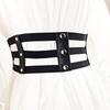Punk-Taillengürtel Damen Halloween Leder Skinny Körper Verstellbare Gürtel mit Hosenträgern für Party Nachtclub Taille Schlank