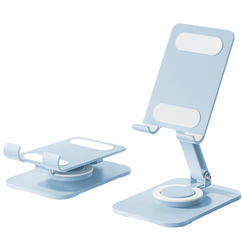 Aluminum Alloy 360° Rotating Phone & Tablet Stand with Silicone Grip