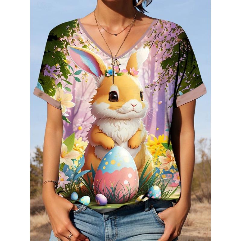 

Женская футболка с рисунком животных и кошек, винтажная, стильная, современная, с коротким рукавом, V-образным вырезом, обычные топы с принтом, желтого цвета, лето 3XL